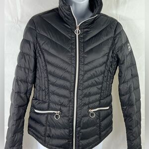 Michael Kors black down puffer coat size Small